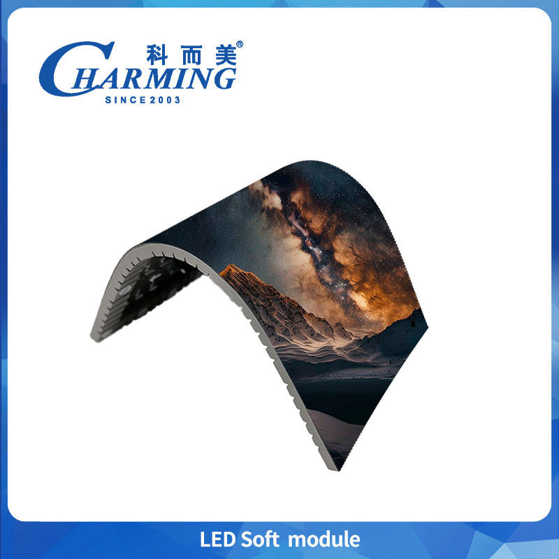 LED 소프트 모듈 P3 3Mm 실내 풀 컬러 디스플레이 보드 곡선 비디오 벽 유연 LED 스크린 광고용