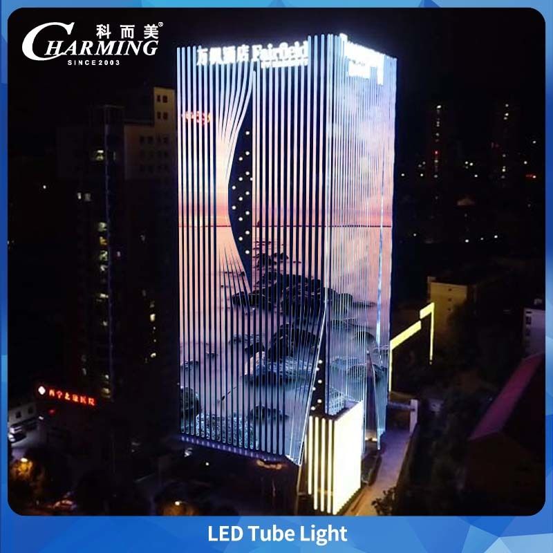 U30 저전력 RGBW LED 튜브 라이트 DMX 제어 야외 조명 프로젝트용