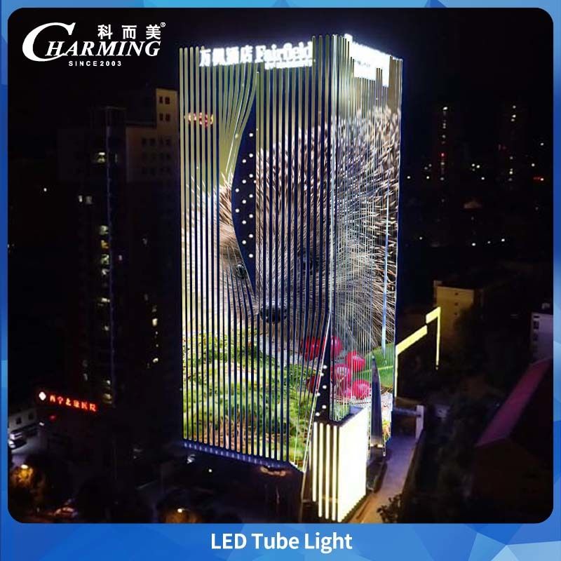 IP65 등급 야외 튜브 라이트 암흑 영역 연결 없이