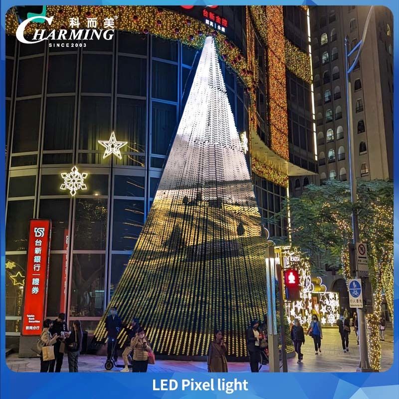 Charmingleed 정품 제조사에서 제공하는 건물 조명용 SPI 풀 컬러 픽셀 라이트 50C