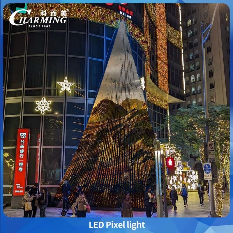 2025년 가장 핫한 RGB 방수 SPI LED 픽셀 라이트 DC24V 옥외 건물 조명
