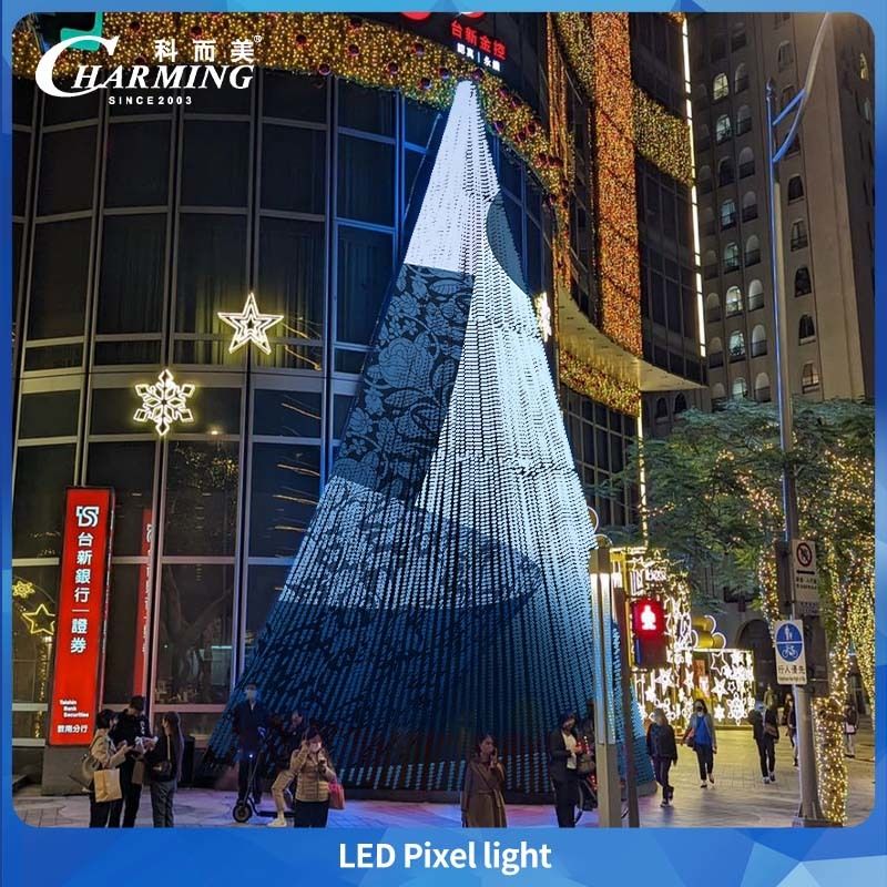 중국 공장 직판 IP65 RGB LED 픽셀 라이트 장식 야외 조명, PC 크러스트 재질 커버 포함