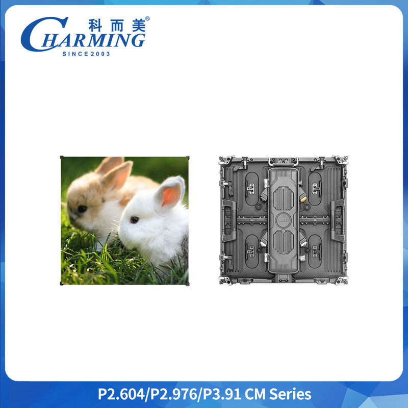 P3.91 야외 렌터 LED 디스플레이 캐비닛 IP65 500x500mm