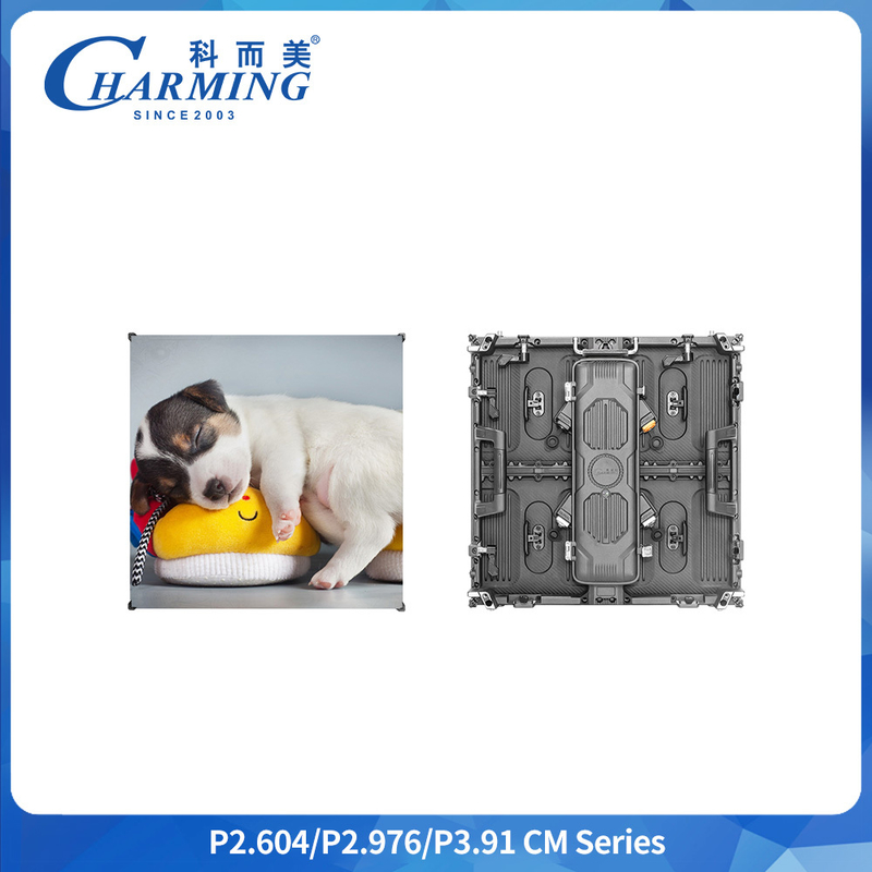 P3.91 야외 렌터 LED 광고 화면 IP65 7680Hz 500*500mm SMD1921