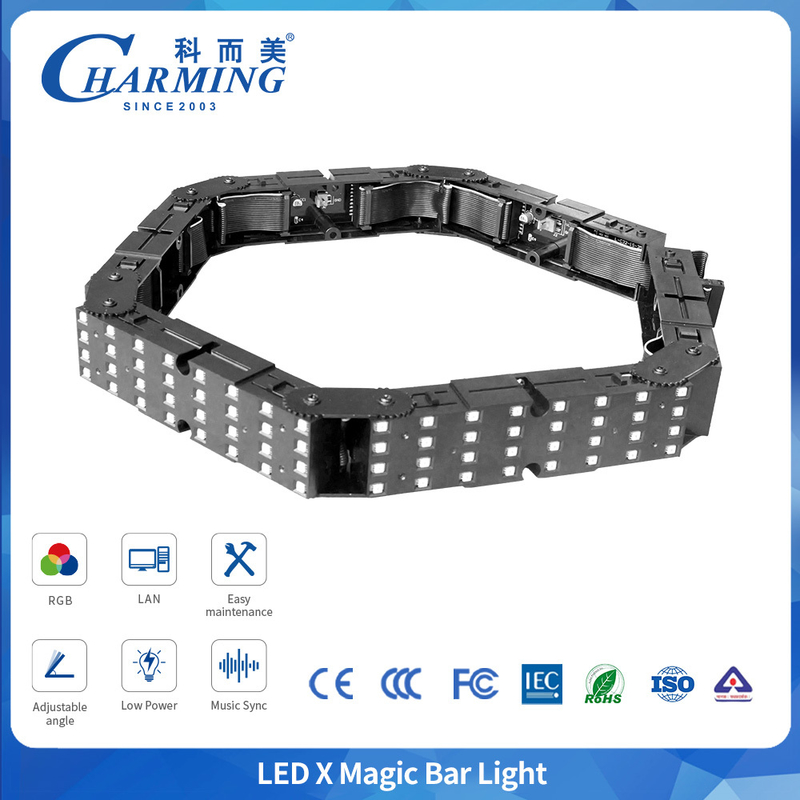 SMD3838 PC 커버 RGB 모듈형 LED 매직 바 라이트 호텔 로비 장식용