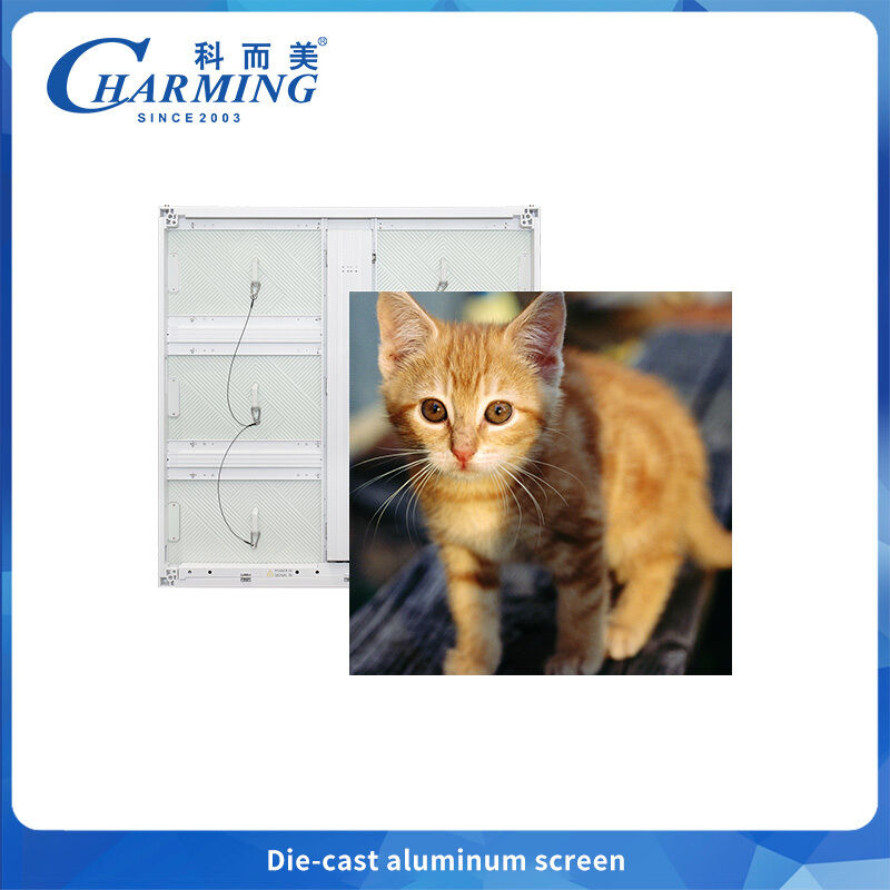 숨겨진 배선 옥외 LED 디스플레이 P6 고정 설치, 중국 공장 고휘도 광고용