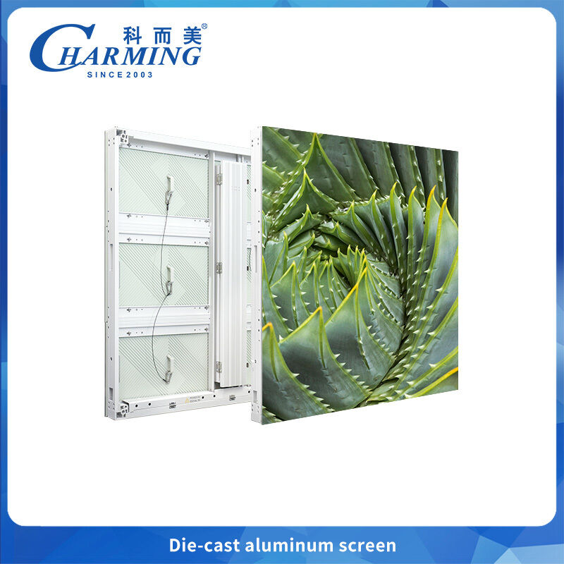 에너지 절약형 렌탈 LED 스크린 P4-P8 – 경량, 부식 방지, 창의적인 설정을 위한 아크 연결