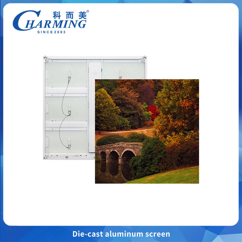 옥외 다이 캐스트 알루미늄 디스플레이 고 콘트라스트 P6 LED 보드 광고용 고정 설치