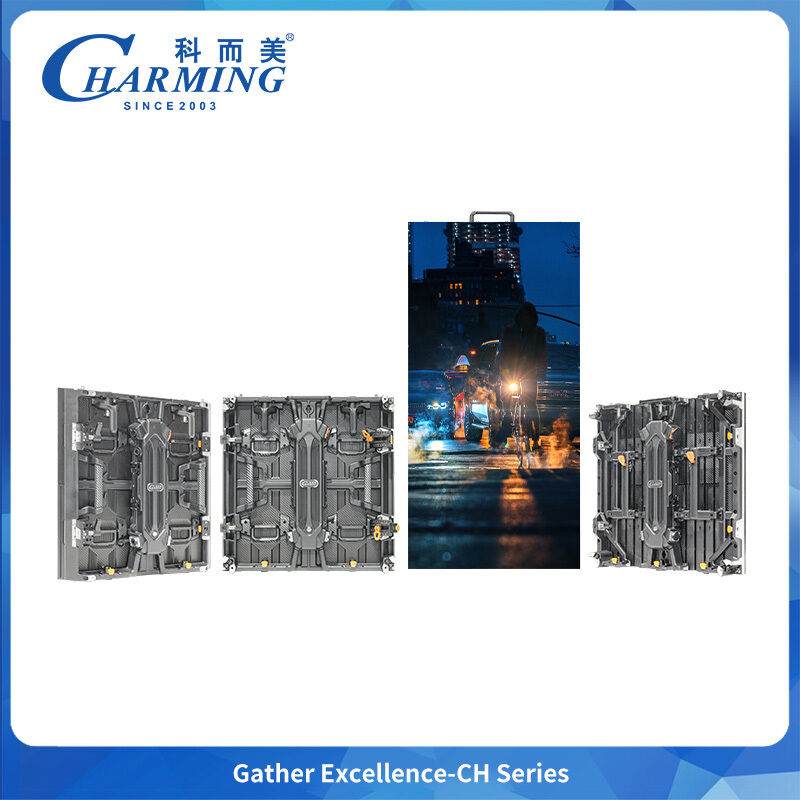 렌터 LED 디스플레이 가늘고 84mm 두께와 최소 6.6kg의 캐비닛 무게를 결합하여 운송 및 빠른 설치