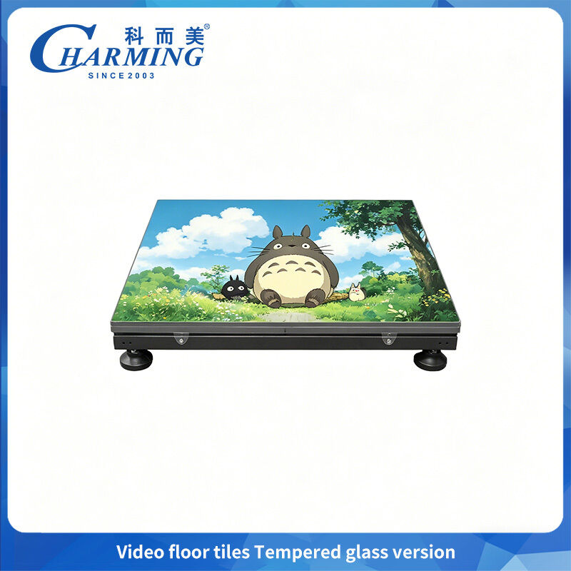 Charming Upgrade P2.6 Dance Floor LED Tempered Glass Cover with Factory Price