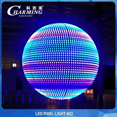 1.5W 다중목적 튼튼한 PC 물자가 비바람에 견디는 LED 화소에 의하여 점화합니다
