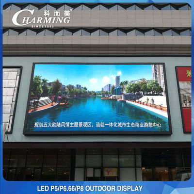 Multiscene P5 P8 옥외 LED 영상 벽 전시 1920HZ-3840HZ