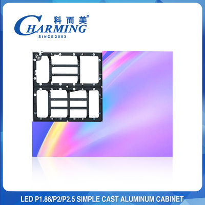 Crashproof 200W 실내 LED 벽, 4K P2.5 이음새가 없는 조정 LED 스크린