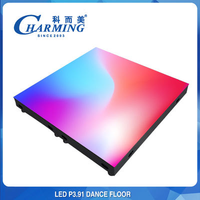 P3.91 P4.81 디스코 LED 댄스 플로어 멀티씬 인터랙티브 내구성