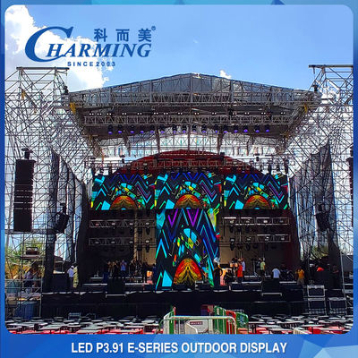 다중목적 256x128 LED 벽 임대료, 지대를 위한 SMD1921 옥외 LED 스크린