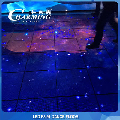 LED 바닥 타일 화면 패널 RGB LED 바닥 타일 디스플레이 화면 방수 IP65 3840Hz 지원 잡식 댄스 쇼