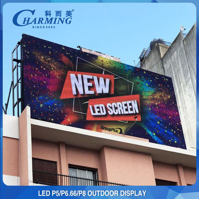 광고를 위해 방수 1200W P5 P8 옥외 LED 영상 벽