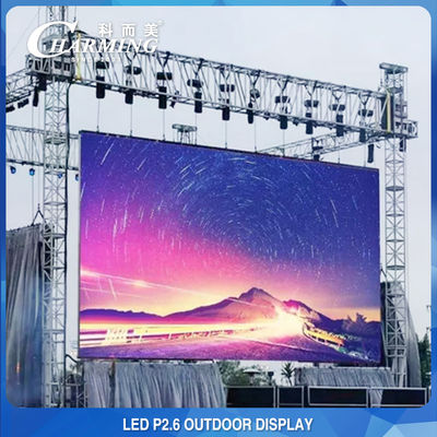 콘서트 무역 박람회를 위한 다중기능 P2.6 주도하는 비디오 월 전시 야외 임대