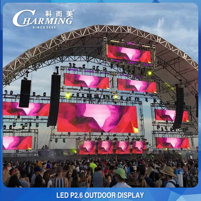 IP65 16 조금 HD LED 영상 벽 전시 Multiscene 화소 피치 2.6mm