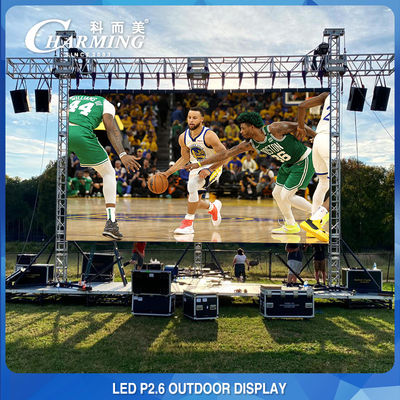 256x128 단계 사건 LED 영상 벽 전시 반대로 충돌 P2.6 P3.91 P4.81