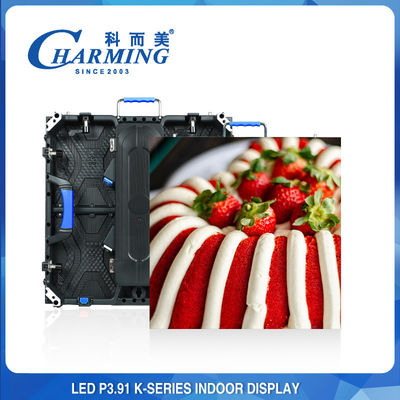 임대 LED 디스플레이 실내 야외 풀 컬러 Ledwall P3.9 P3.91 LED 비디오 월 500x500mm 다이 캐스트 알루미늄 디스플레이