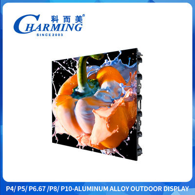 지원 사전 유지보수 사용자 정의 P4/P5/P6.67/P8/P10 외관 디스플레이 화면 45/50W 4Pcs 품질 재료