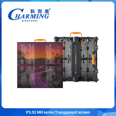 4K IP65 유연 투명한 필름 디스플레이 유리 디스플레이 RGB 투명한 LED 화면