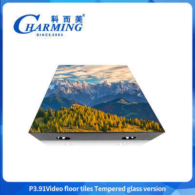 P3.91 Glass + Gob Cover Led Dance Floor Screen 3840hz High-Definition Display Banquet Hall&wedding Hotel용으로 제작된 화면