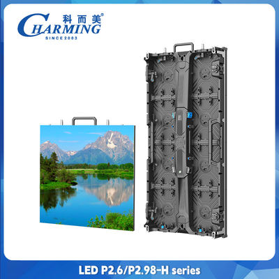 실내 P2.6 임대 LED 화면 알루미늄 합금 전면 유지보수 LED 비디오 벽