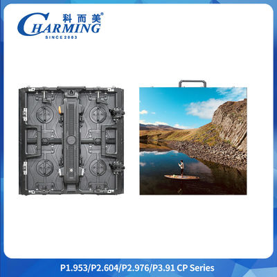 Smd2020 P3.91 밝은 색상 실내 유연 LED P2.98 ±10° 곡선 더 높은 평면성 비디오 벽 P2.6 HD 3D 시각 효과 큰 임대 상업 공연