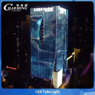 건물 외관용 매력적인 24W 0.5/1m Aminal 비디오 RGB LED 튜브 조명