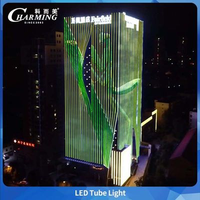 RGB 50000hours 이상 생활 기간 호텔 외관 윤곽 장식을위한 전면 LED 조명