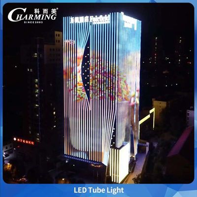 알루미늄 소재 SMD5050 IP65 옥외 방수 LED 튜브 라이트 (상업용 대형 건물 외곽용)