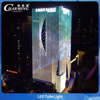 RGB U38 튜브 라이트 1000/500*38*58MM 3C 및 CE 인증을 통과 하 여 건물 간편 유지 보수