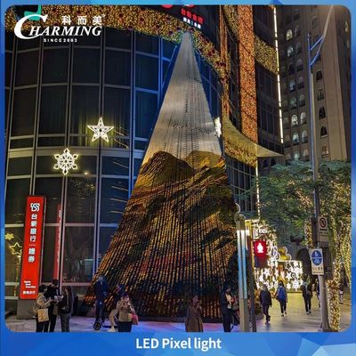 2025년 가장 핫한 RGB 방수 SPI LED 픽셀 라이트 DC24V 옥외 건물 조명