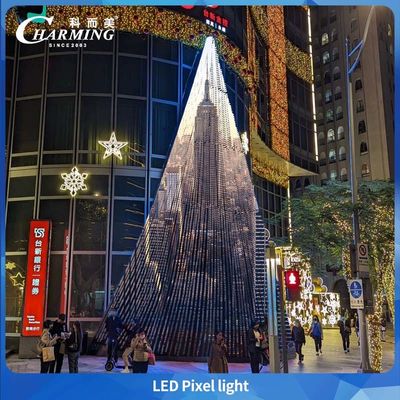새로운 기술 LED 픽셀 조명 50C SMD3535 IP66 SPI 제어 외관 조명 외관 벽 장식 무대 공원 조명
