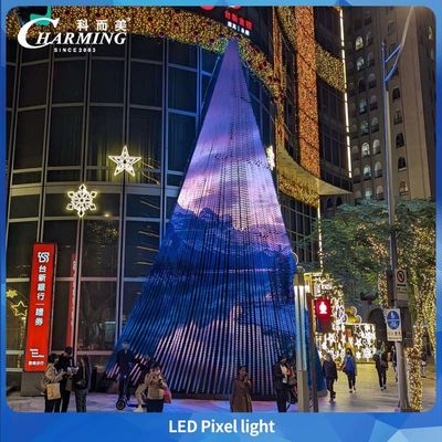 RGB IP65 야외 방수 크리스마스 트리 LED 픽셀 라이트 SMD3535 정면 조명