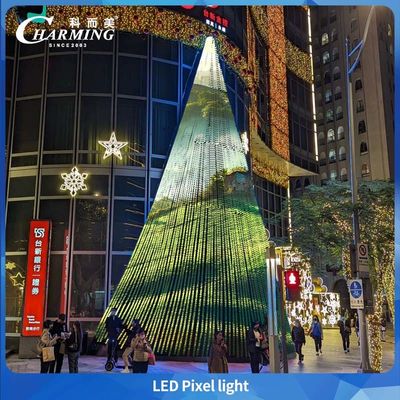 2025 인기 상품 픽셀 라이트 SMD3535, PC 쉘 + 투명 표면 쉘 포함, 크리스마스 트리 조명과 같은 건물 조명용