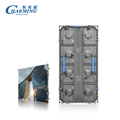 3840Hz 고주사율 야외 P3.91 LED 비디오 월, 다이캐스트 알루미늄 캐비닛 및 500x1000mm 경량 디자인